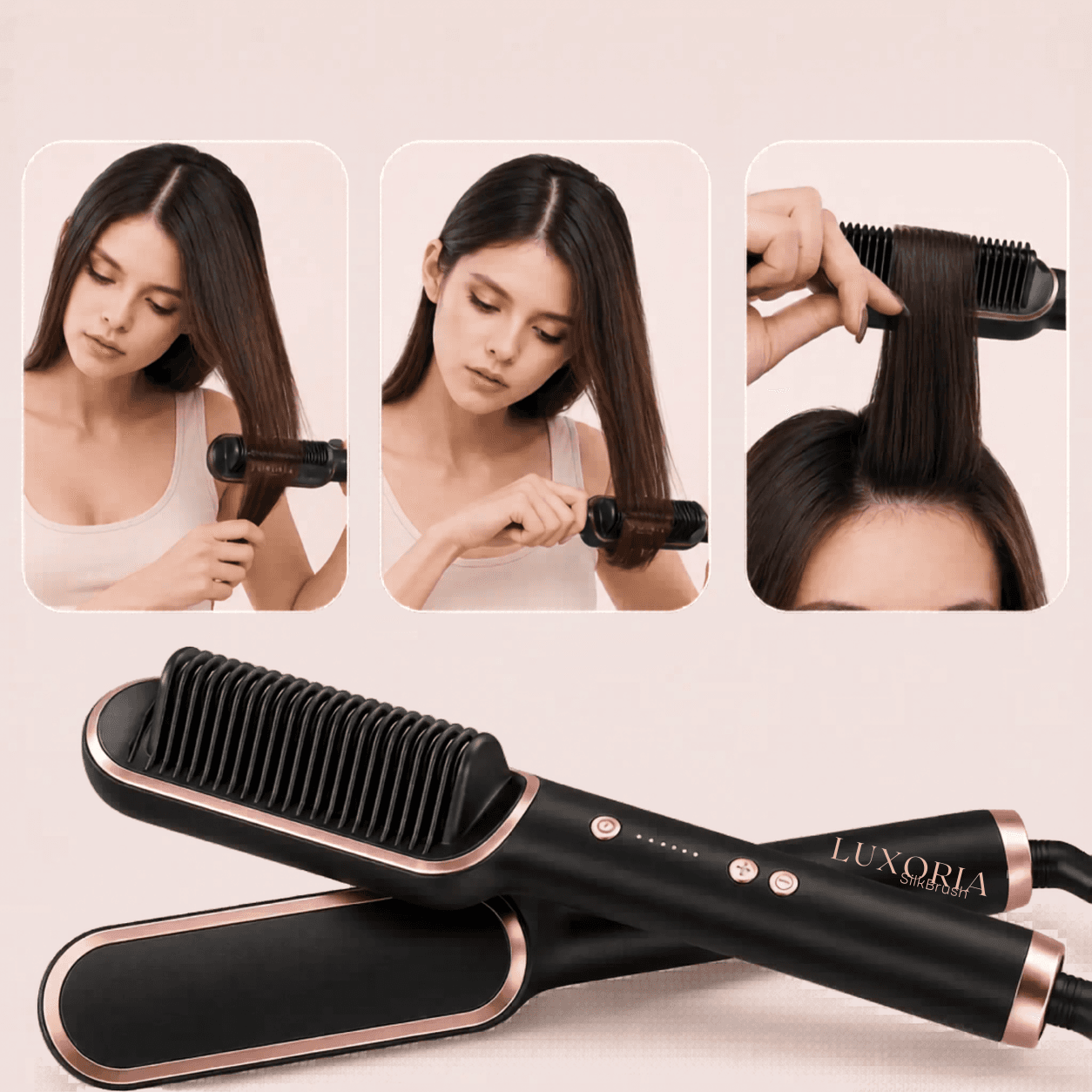 Luxoria SilkBrush™-Szczotka Do Stylizacji + Nożyczki GRATIS