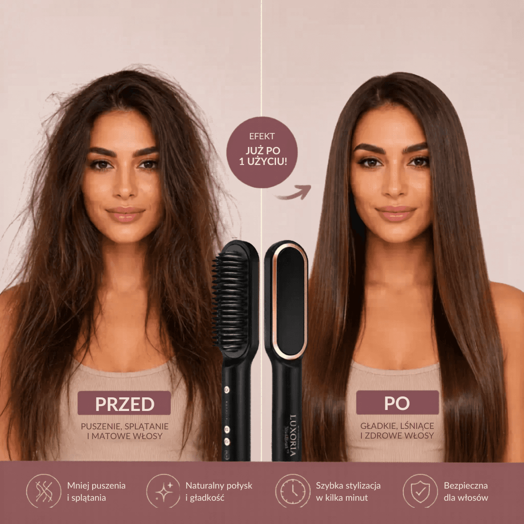 Luxoria SilkBrush™-Szczotka Do Stylizacji + Nożyczki GRATIS