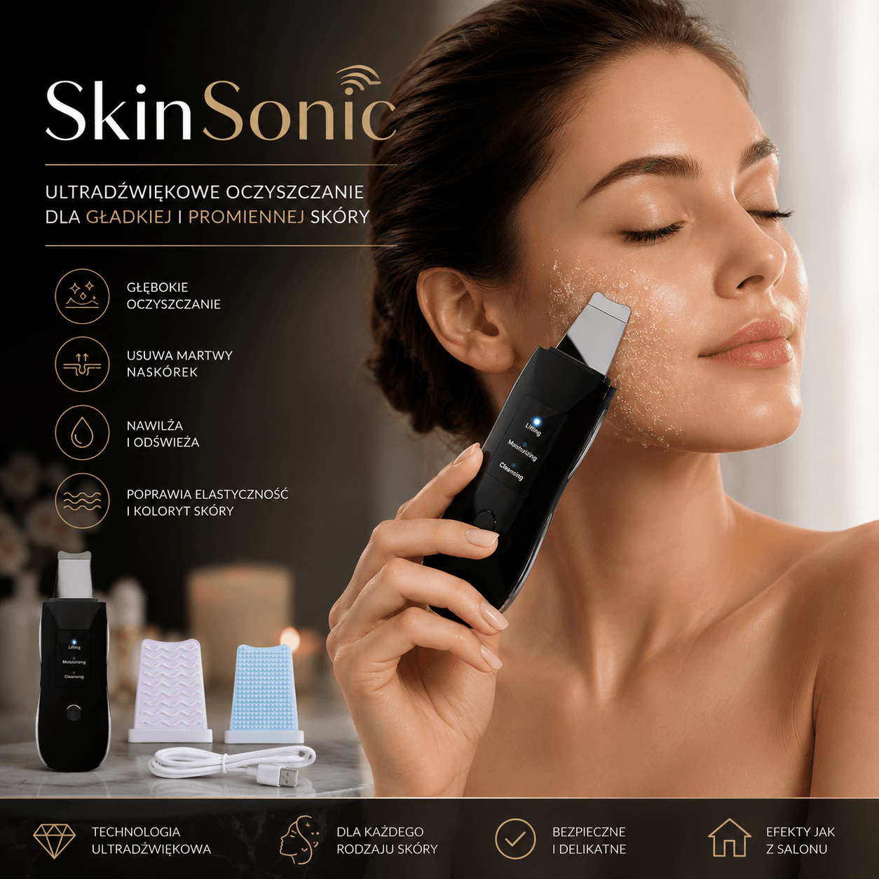 SkinSoni - Skuteczny peeling dla czystej i świeżej cery!